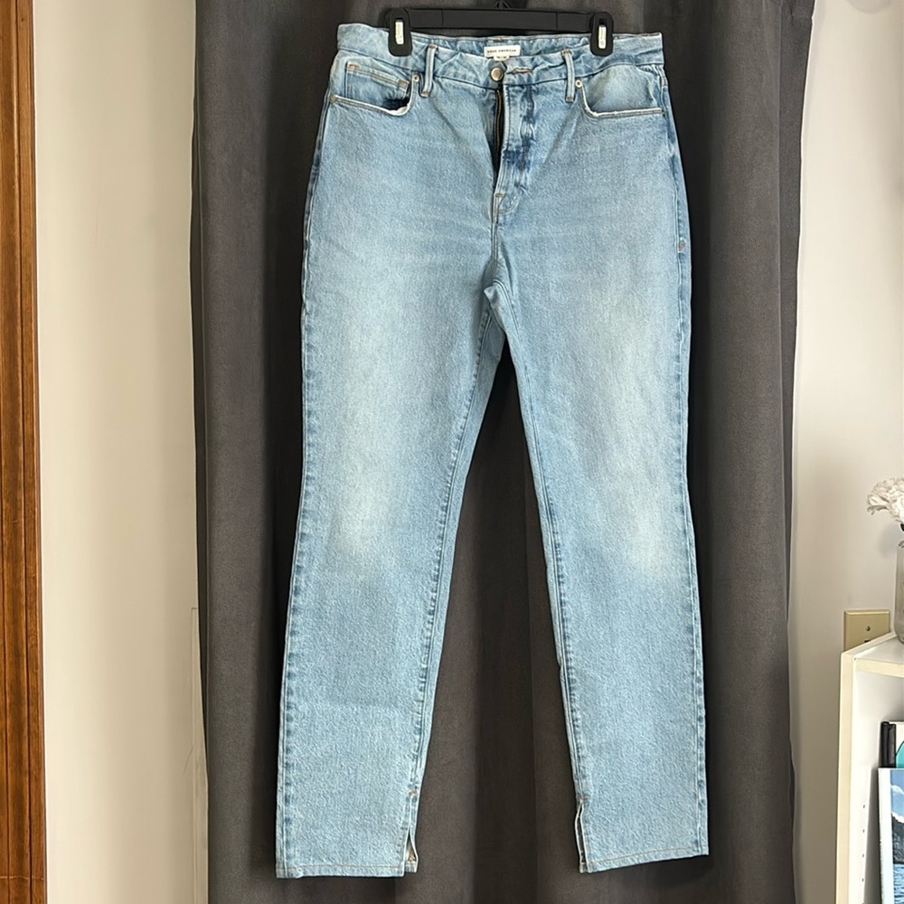 Good American Light Blue Women Jeans